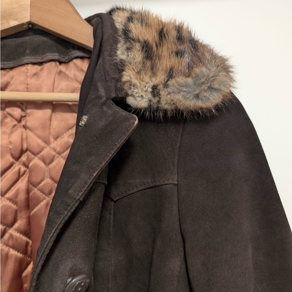 Vintage 1970s Jeno de Paris Fur-Trim Coat - Picture 4 of 9